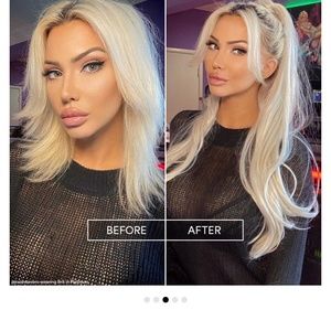 INH HAIR the Brit Platinum 26”